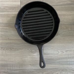 Cast Iron Grill Pan - Black